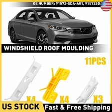 Windshield Roof Molding Retainer Repair Set for 2004-2008 Acura TSX 2005 2006 07