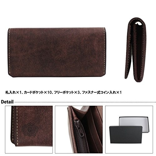 Yoshida Bang PORTER Porter Hof Hof Long Wallet 240-04189 Brown - Picture 3 of 9