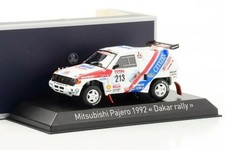 NOREV 1/43 Mitsubishi Pajero Dakar Rally #213 3rd 1992 White Collectables 17+