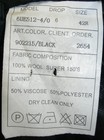 Baroni Super 150"s Wool Tux Black Satin Lapel and Buttons Ventless 2 Button 42R — photo 10