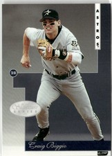 1996 Leaf Signature Series Baseball Card HOF Craig Biggio Houston Astros #29