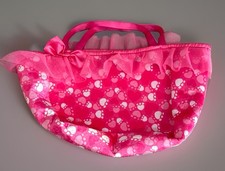 Build A Bear Workshop Promise Pets Carry Bag Purse Pink Bow Paw