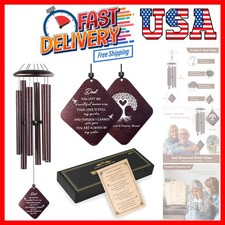 Sympathy Gifts for Loss of Dad, 32" Memorial Wind Chimes for Loss of Father, ...
