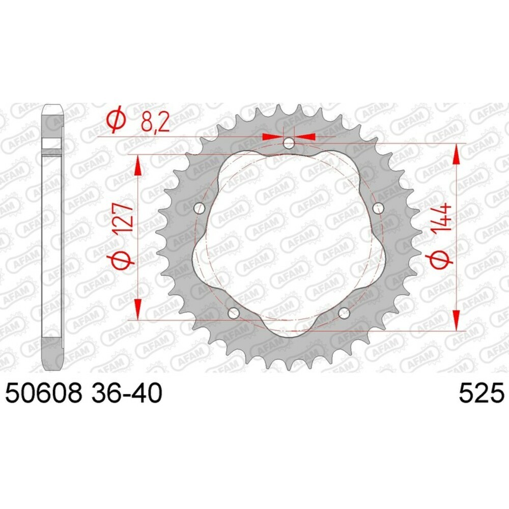 Free Shipping Corona Afam Standard Steel 50608K-Step 525-Requires Crown Holder