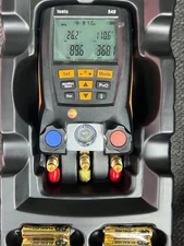 BAND NEW Testo 549 Refrigeration Digital Manifold HVAC Gauge Meter 0560 0550