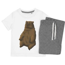 Kinder Nachtwäsche-/Pyjama-Set "Relaxing Grizzly Bear" (KP029512)