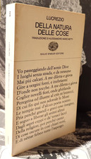 Lucrezio - Della natura delle cose - poesia 125 -  Einaudi                    R2