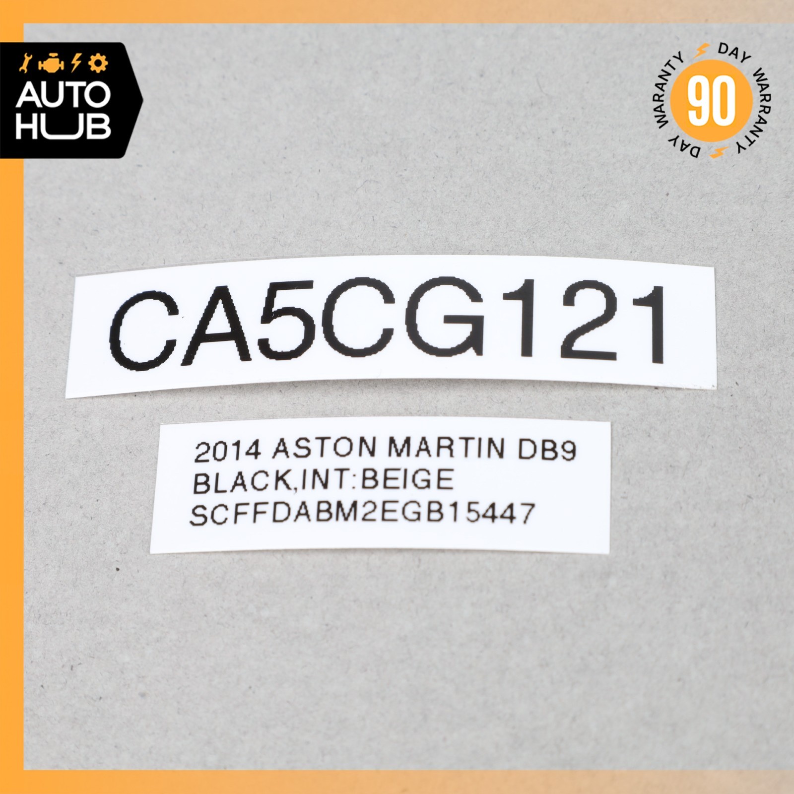 Aston Martin DB9 Cylinder Head Oil Control Valve Solenoid Cover CD3313C026AA OEM