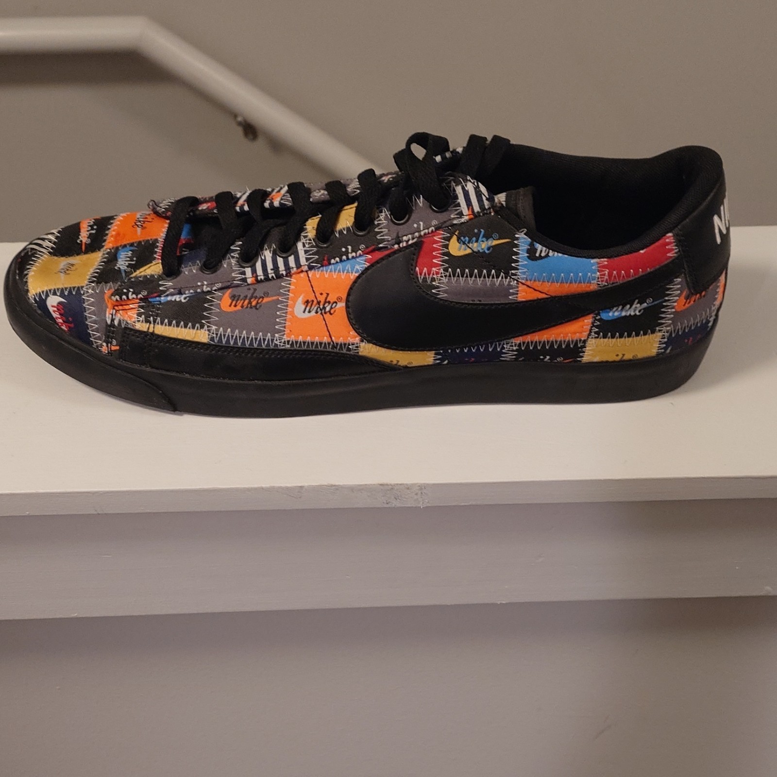 Nike Men's Multicolor Patchwork Athletic Sneakers… - image 1