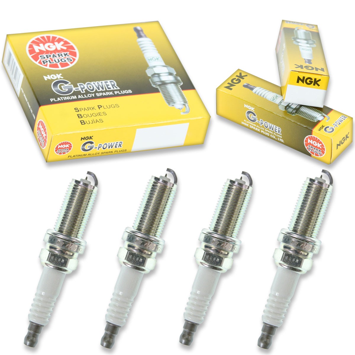 4 pcs NGK G-Power Spark Plugs for 2015-2017 Chrysler 200 2.4L L4 - Engine ir
