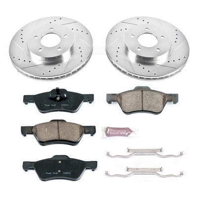 Power Stop K5571 Z23 Daily Driver Brake Pad and Z23 Evolution Brake Rotor Kit