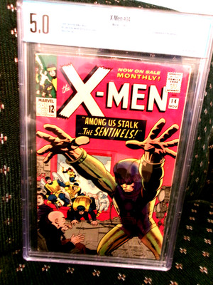 Marvel X-Men 14 Vintage 1965 First Sentinels CBCS graded 5.0 White/Off-white