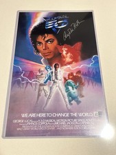 Anjelica Huston Signed Captain EO 11x17 Photo OC Celebrity Marketing