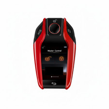 Custodia Portachiavi Auto In Nero E Rosso Per Telecomando BMW - 3 Pulsanti, Adatto Per Serie 1 2 3 4 5 7 X5 F15 (Solo Guscio)
