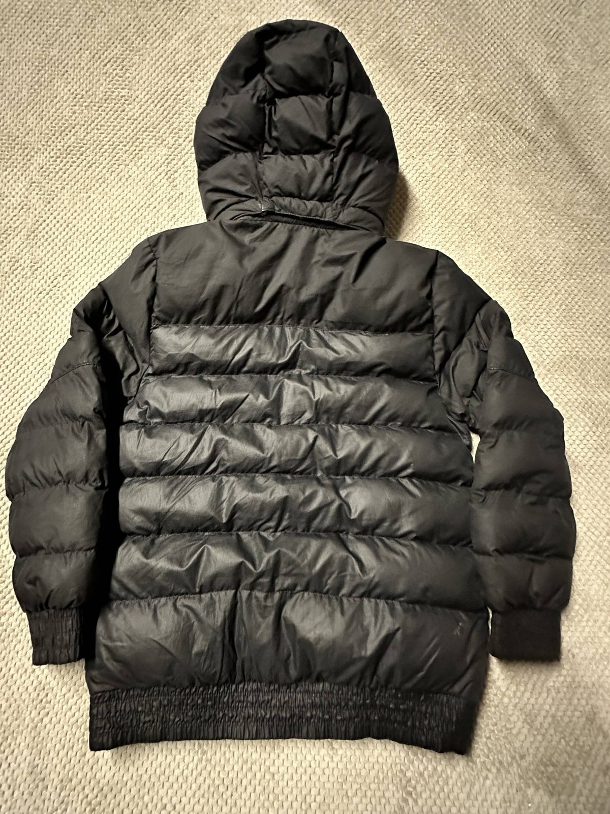 Nike Boys Long Sleeve Puffer Jacket Medium Black image 4