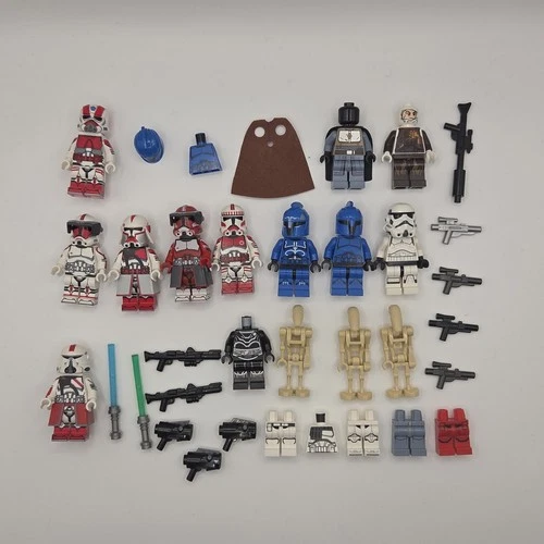 Lego Starwars Minifigure Lot- Minifigs And Spare Parts- Read Description