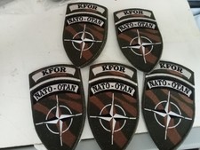 French Legion/Forces 5 x Camo KFOR NATO - OTAN Arm Patches