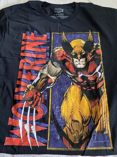 Marvel X-Men - Wolverine NES Game Organic Short Sleeve T-Shirt T-Shirt Unisex - Adulto