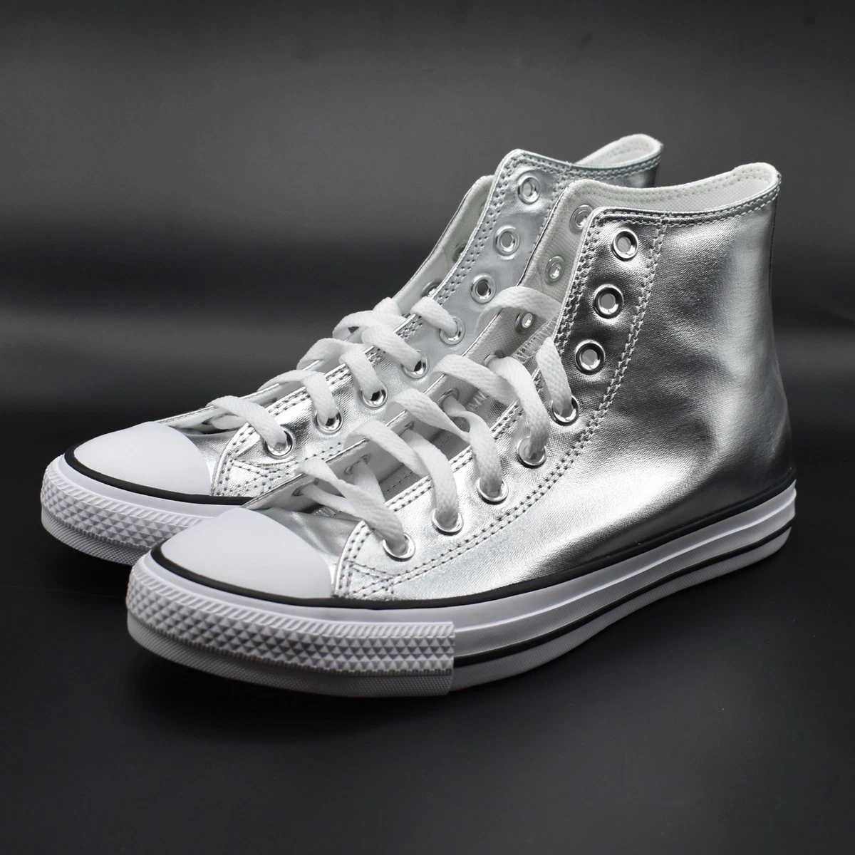 Converse Chuck Taylor All Star High Top Silver for sale | eBay