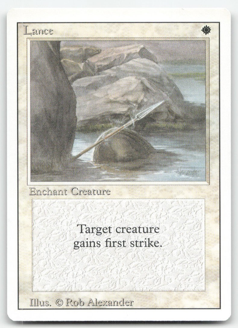 LANCE UC REVISED EDITION MAGIC: THE GATHERING NEAR MINT