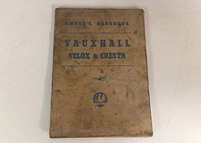 Vauxhall Velox & Cresta PA original owners handbook TS457/2 issued August 1960.