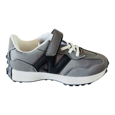 Kinder Sneaker Scratch grau leicht bequem Junge Mädchen Gr. 27 EU