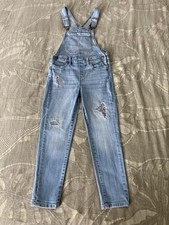 Osh Kosh B'Gosh Girls 6x Denim Overall With Patches