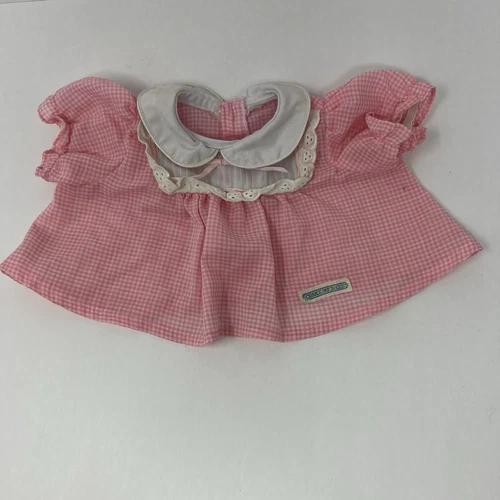 Cabbage Patch Kids Pink Dress Girl Doll Outfit Vintage Clothing