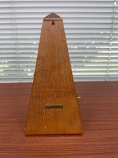 Vintage Seth Thomas Metronome De Maelzel E873-001 Wood Case Working USA