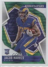 2021 Panini Rookies & Stars Green Pulsar Prizm 7/25 Jacob Harris #138 fm0
