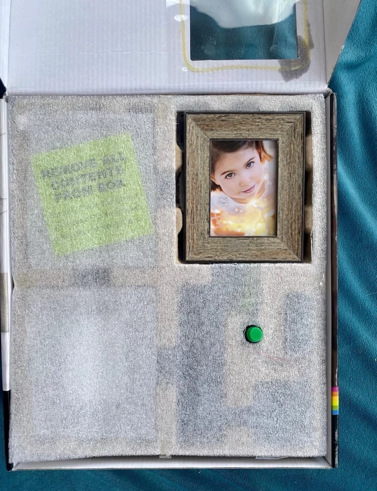 Polaroid 5 фото рамка струнных инструментов лайтбоксы состаренный серый деревянная рама, запечатанный новый - Изображение 3 из 3