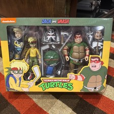 NECA TMNT Zach and Smash 2 Pack Teenage Mutant Ninja Turtles Action Figure set