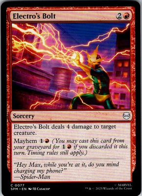 #ad #ad Magic SPM Electro#x27;s Bolt 77 Normal NM $1.49
