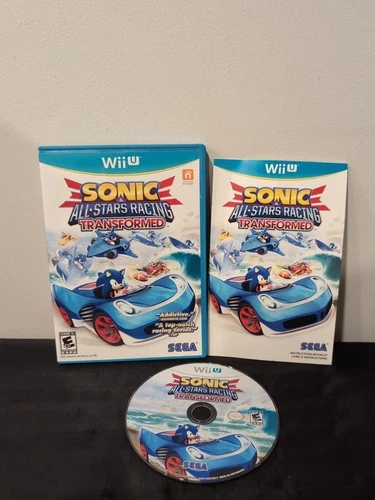 Sonic & All-Stars Racing Transformed (Nintendo Wii U, 2012) - CIB