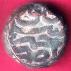 MUGHALS 979 AKBAR AJMER MINT ONE DAM RARE COIN  #B82
