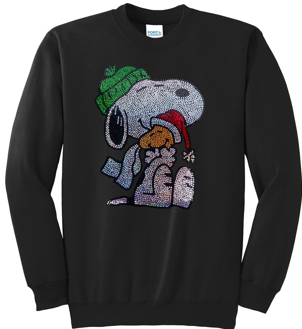 Vintage Snoopy Christmas Sweater / 1980s Christmas Sweater / | Etsy