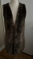 Sheared Mink Fur Vest Liner
