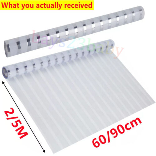 5M`Roll Bubble Free Frosted Window Film Self Adhesive Etched Privacy Glass Vinyl - Picture 14 of 33