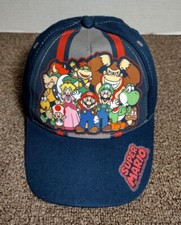 Super Mario Hat Cap Boys/Kids Adjustable Snapback