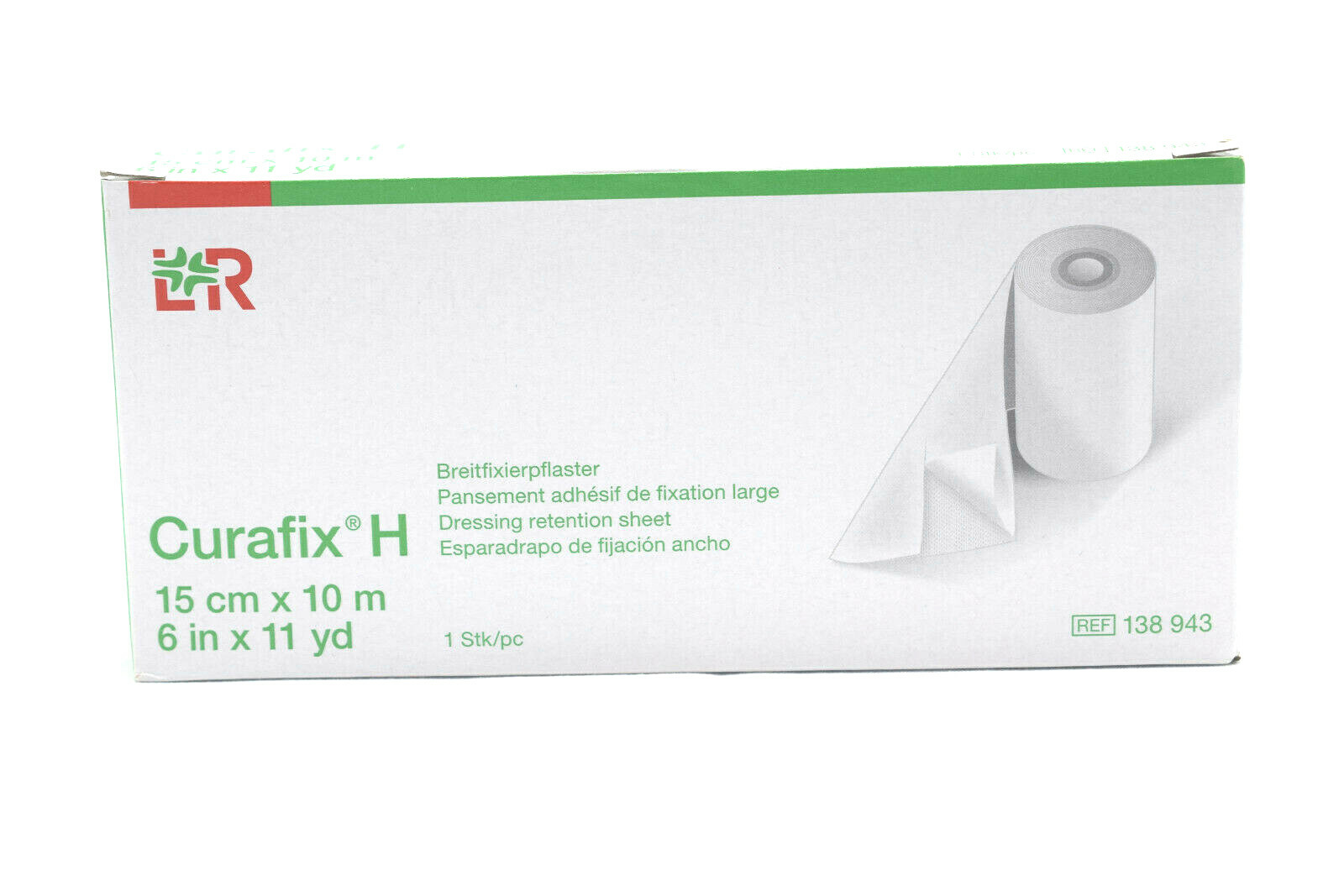 Curafix H 15 cm x 10 m Breitfixierpflaster REF138943