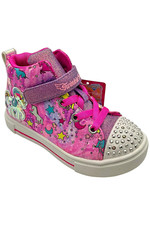 Skechers Toddler Girl Toe-Twinkle Sparks Snker Unicorn Sunshine Pink