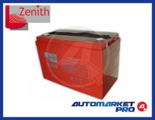 BATTERIA SIGILLATA AGM ZENITH ZGL 12V 120Ah PRESTAZIONI ELEVATE NAUTICA CAMPER