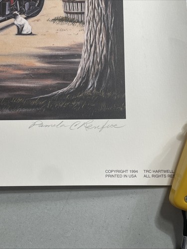 Coca-Cola "Looking Back" Pamela Renfroe Signed 22" x 16" Lithograph Art Print - Picture 3 of 7