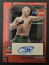 2023 Donruss Optic UFC Signature Series Red Prizm /199 No. SS-IGR Ian Garry AUTO