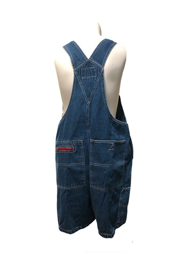 Vintage 90er Basic Edition Jeans kurze Latzhose Strampler Denim Damen 13/14 L - Bild 2 von 6