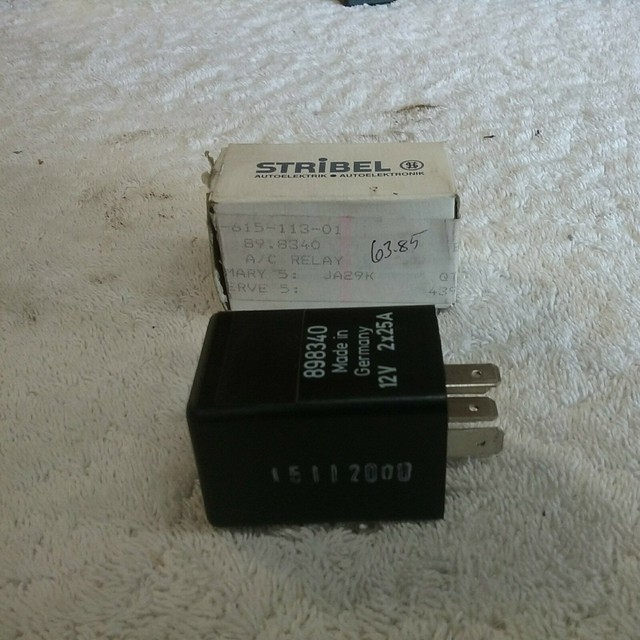 Porsche 944 Relay 12v Ac/alarm 2 X 25a for sale online eBay