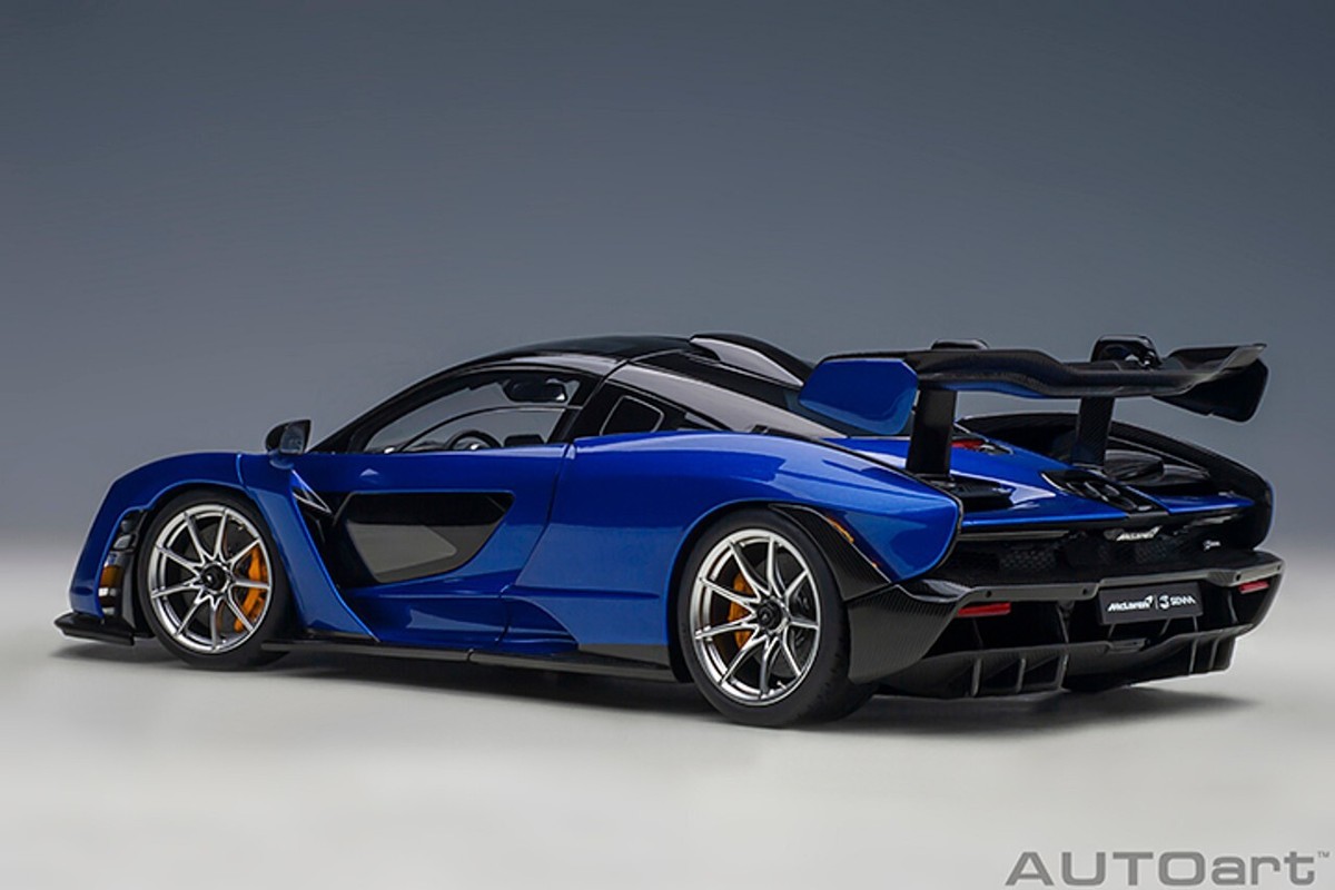 1/18 AUTOart McLaren Senna Trophy Kyanos Blue Car Model