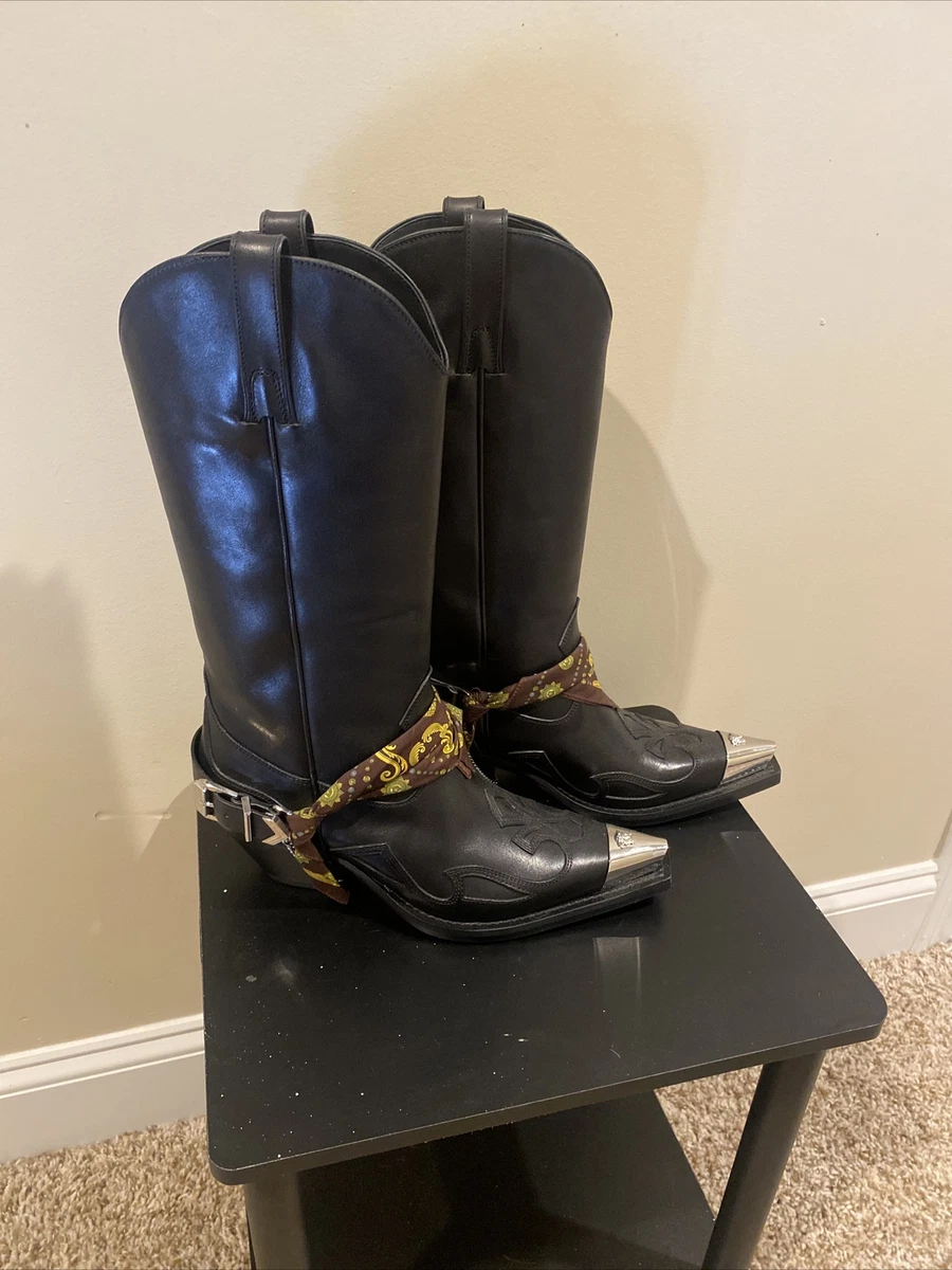 Versace cowboy hotsell boots