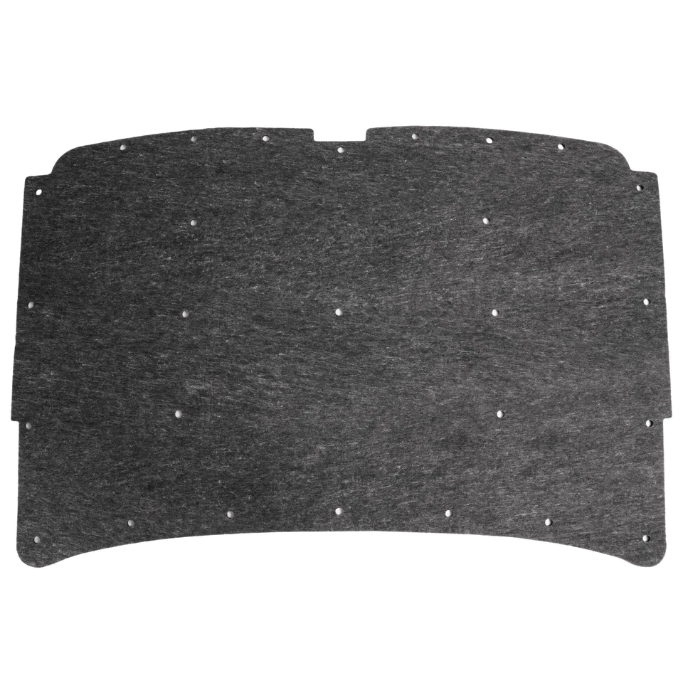Black Low Profile Hood Insulation W/ Clips For Dodge W350 W250 D450 D100 1981-93 - Image 4 of 4