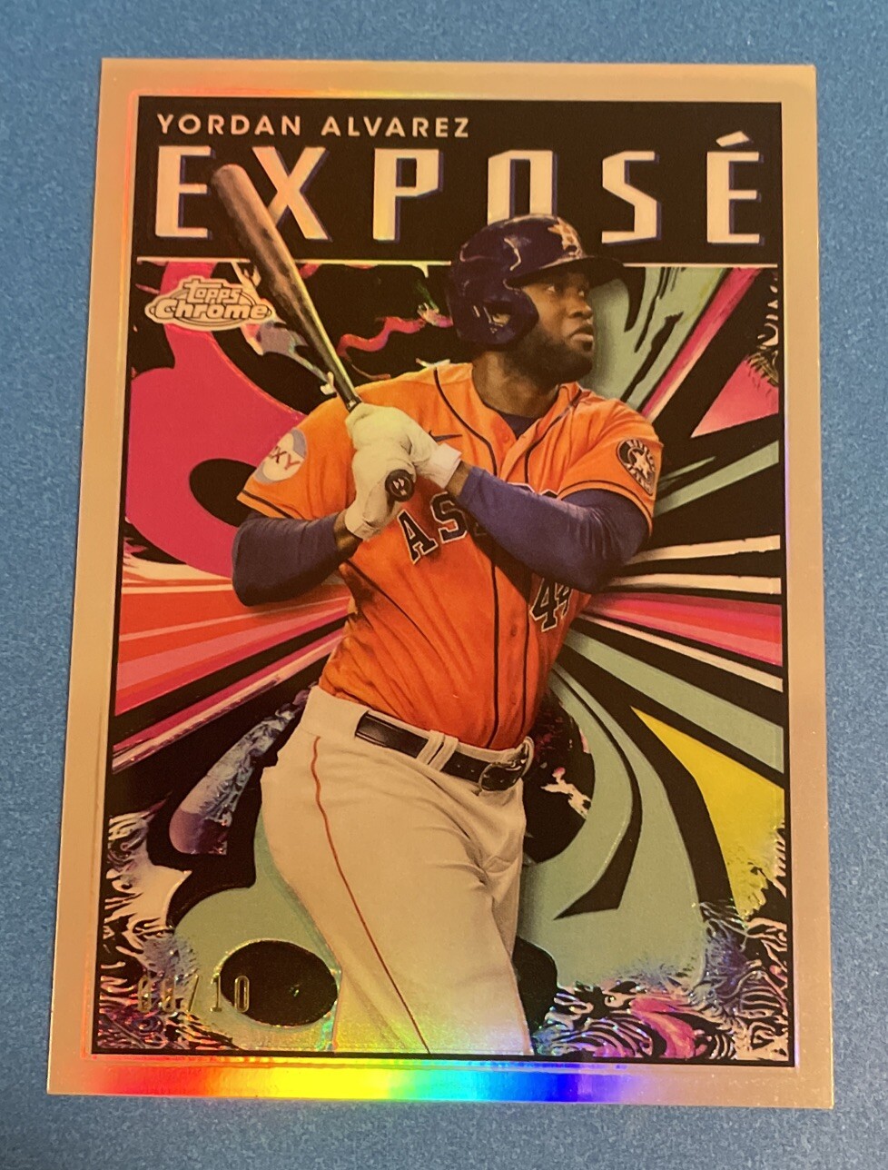 2024 Topps Chrome Expose SP #/10 Yordan Alvarez Astros
